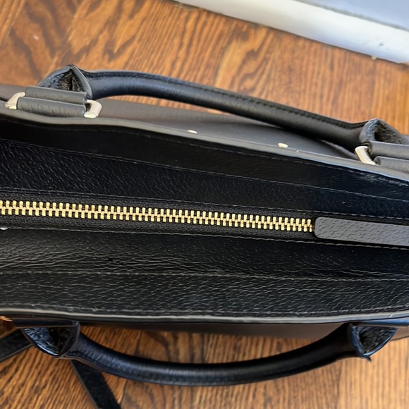Kate Spade Black Purse with Adjustable, Removable Shoulder Strap Satchel - Picture 4 of 12